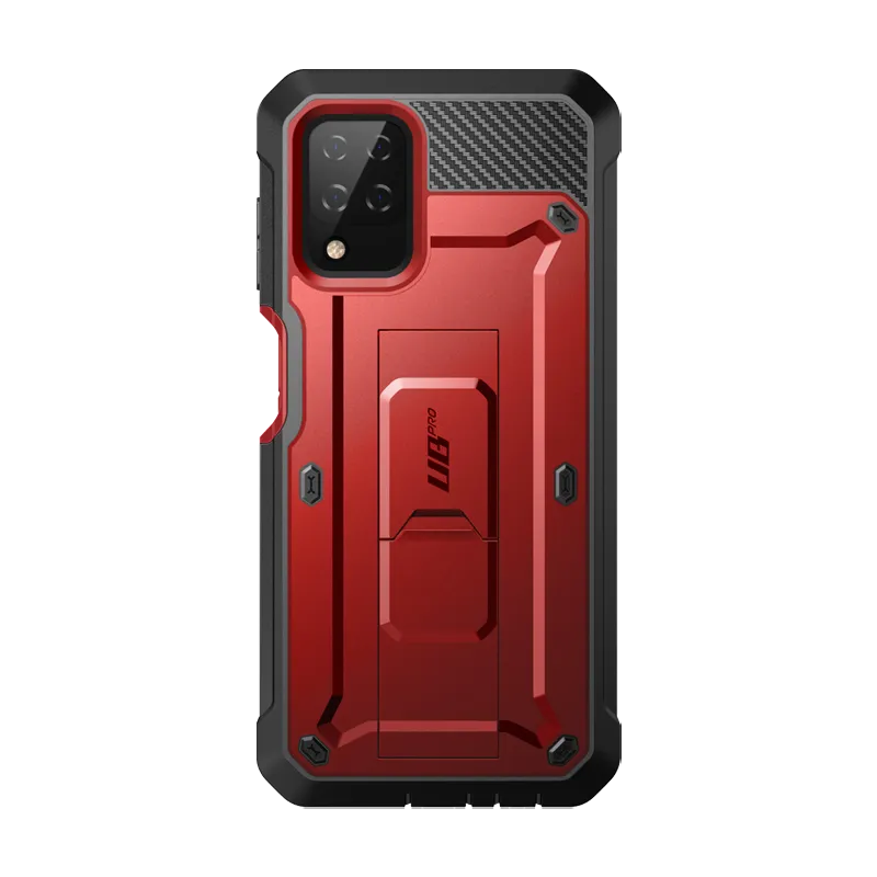 Galaxy A12 Unicorn Beetle Pro Rugged Holster Case(open box)-Metallic Red