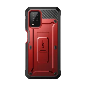 Galaxy A12 Unicorn Beetle Pro Rugged Holster Case(open box)-Metallic Red