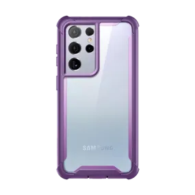 Galaxy S21 Ultra Ares Clear Rugged Case(open box) - Purple