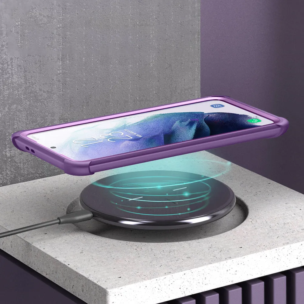 Galaxy S21 Ultra Ares Clear Rugged Case(open box) - Purple