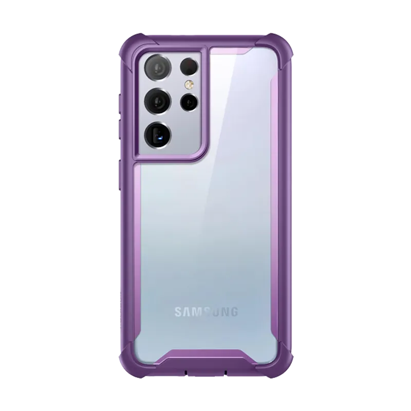 Galaxy S21 Ultra Ares Clear Rugged Case(open box) - Purple