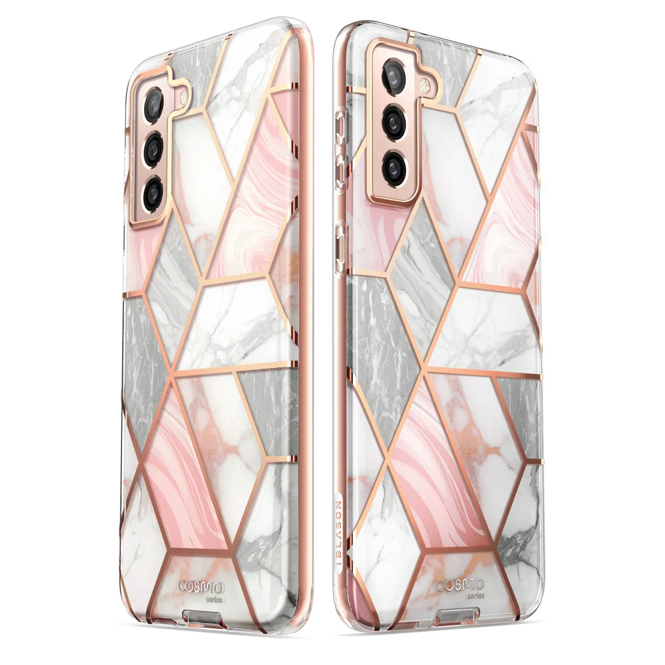 Galaxy S22 Cosmo Case(open box) - Marble Pink