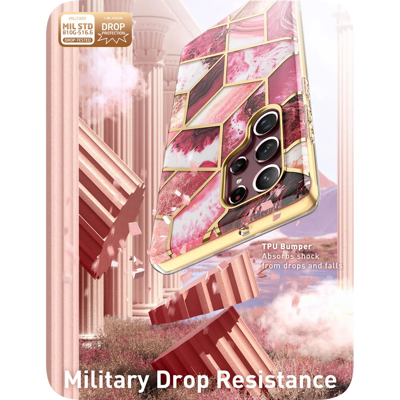 Galaxy S22 Ultra Cosmo Case(open box) - Red