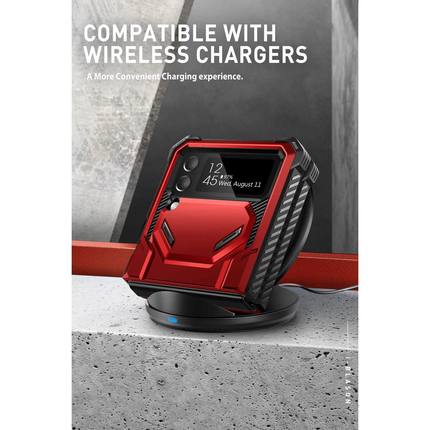 Galaxy Z Flip4 Armorbox(open box)- Metallic Red