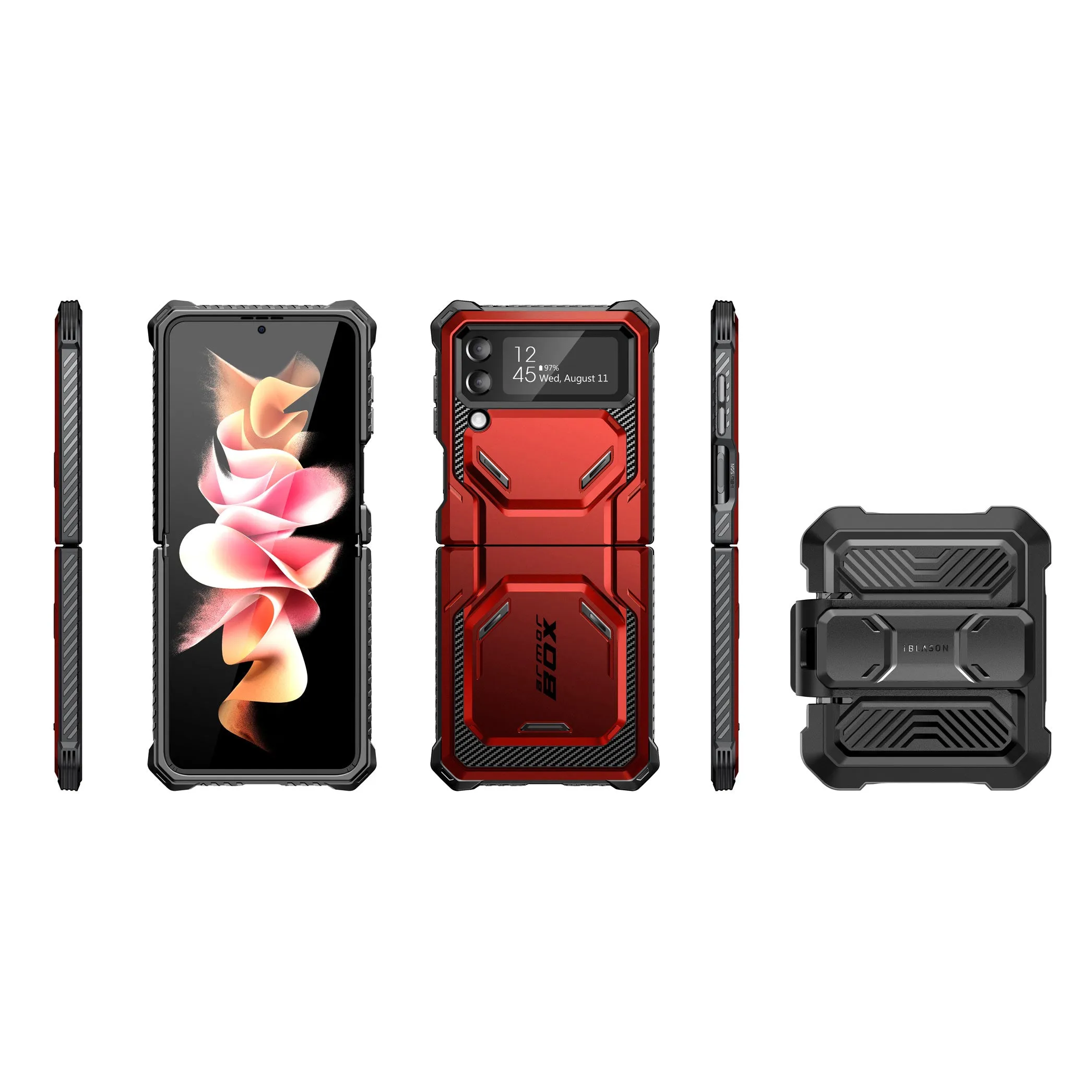 Galaxy Z Flip4 Armorbox(open box)- Metallic Red