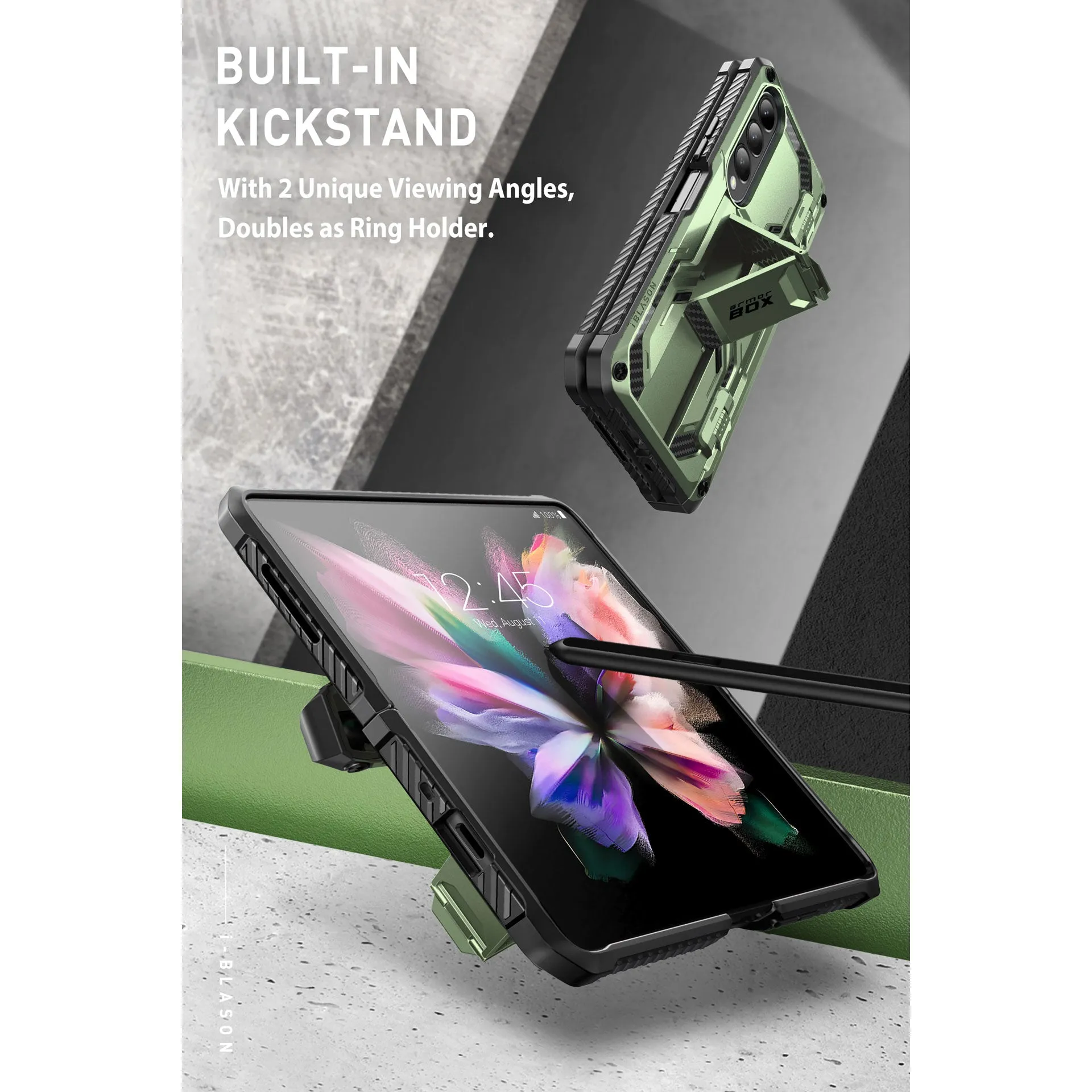 Galaxy Z Fold4 Armorbox(open box) - Dark Green