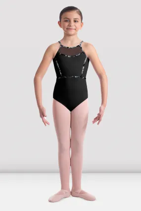 Girls Mirella Jardin Bind Halter Leotard