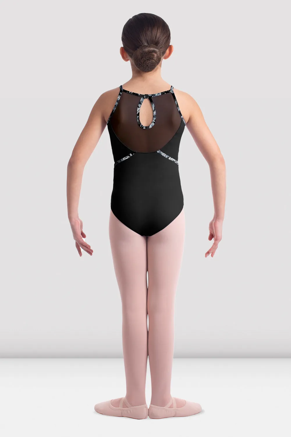 Girls Mirella Jardin Bind Halter Leotard