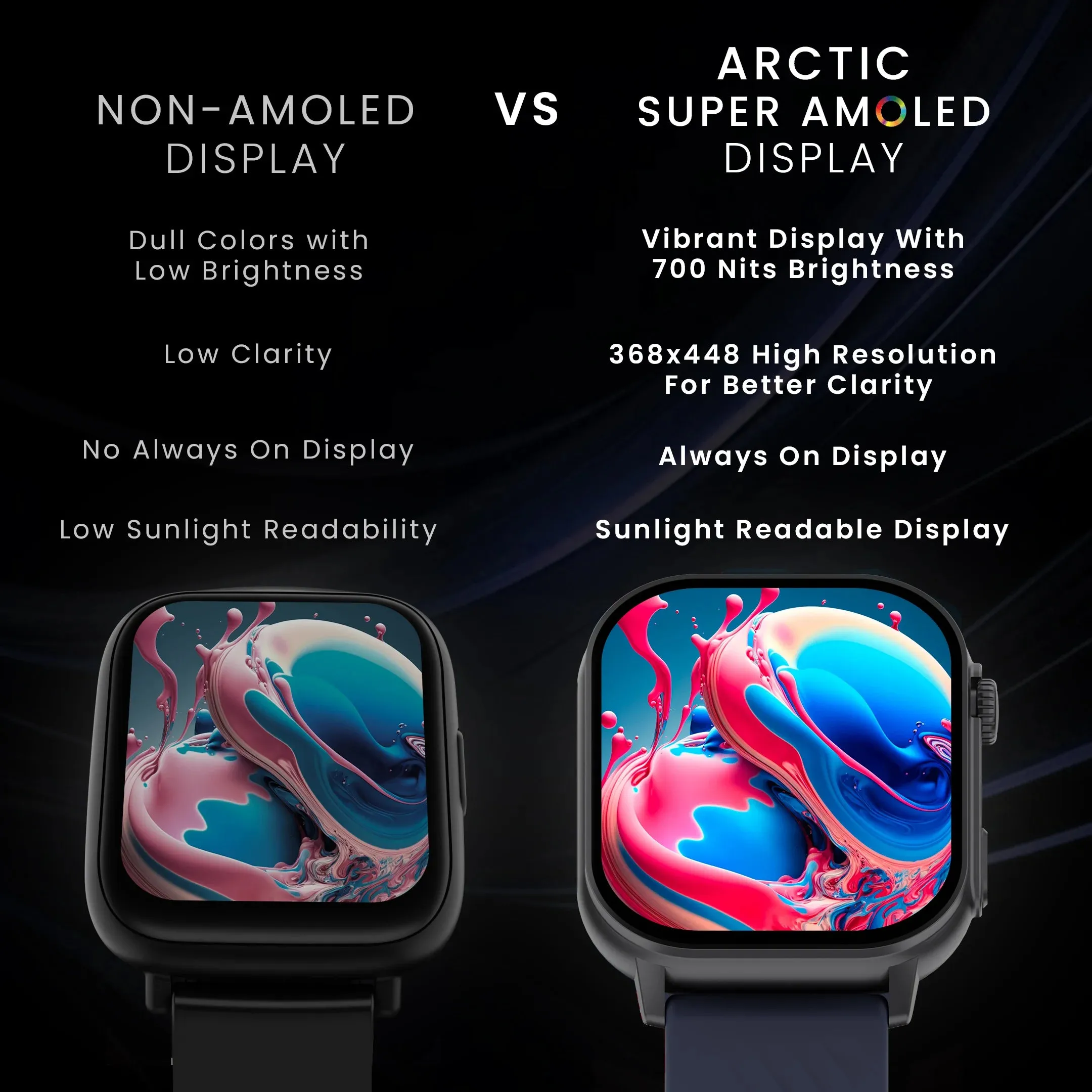 Hammer Arctic 2.04" Super Amoled Display Bluetooth Calling Smartwatch