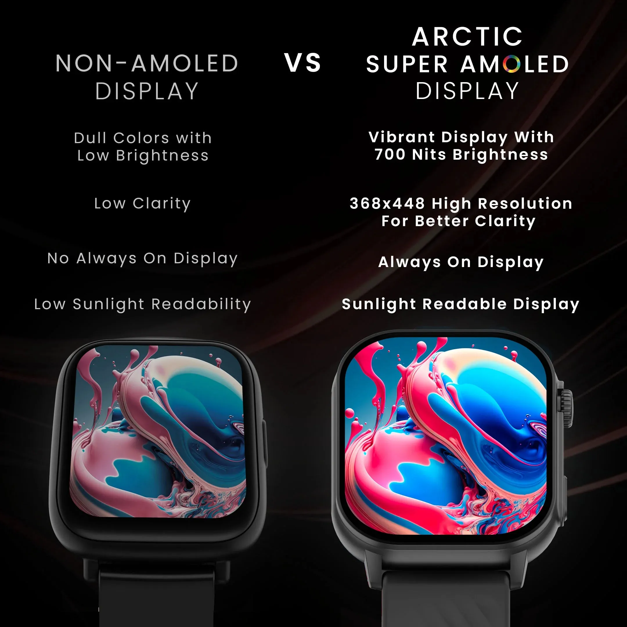 Hammer Arctic 2.04" Super Amoled Display Bluetooth Calling Smartwatch