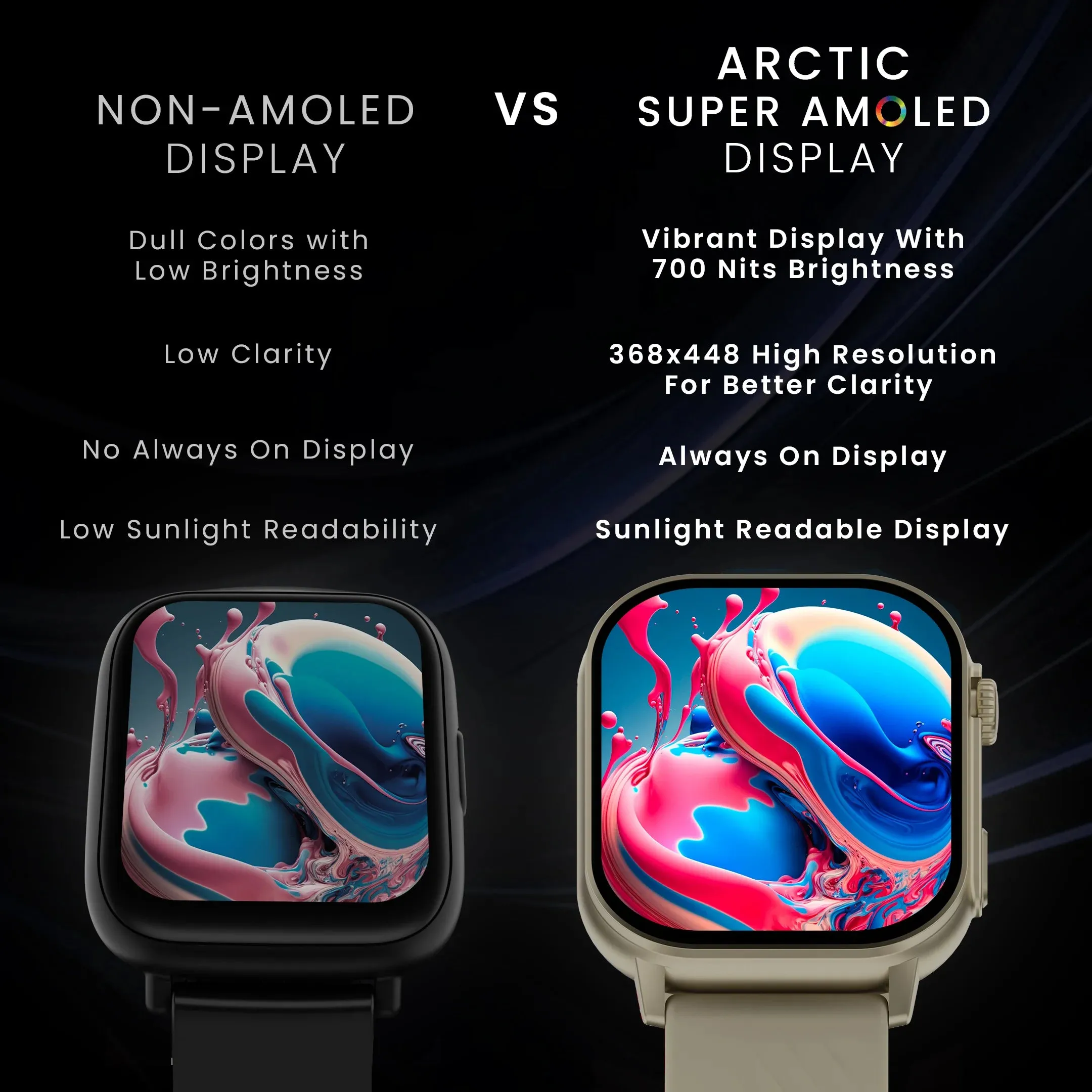 Hammer Arctic 2.04" Super Amoled Display Bluetooth Calling Smartwatch