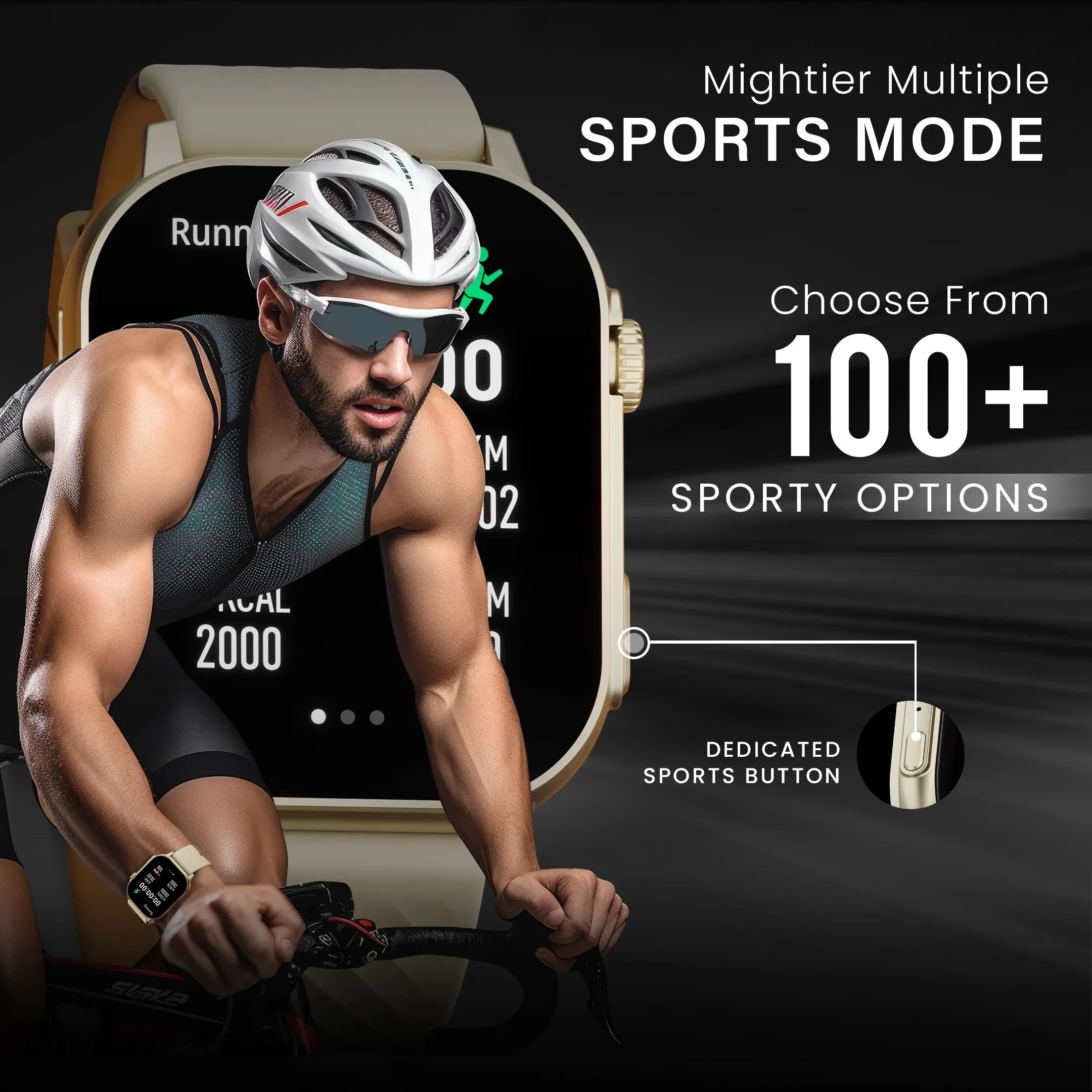 Hammer Arctic 2.04" Super Amoled Display Bluetooth Calling Smartwatch