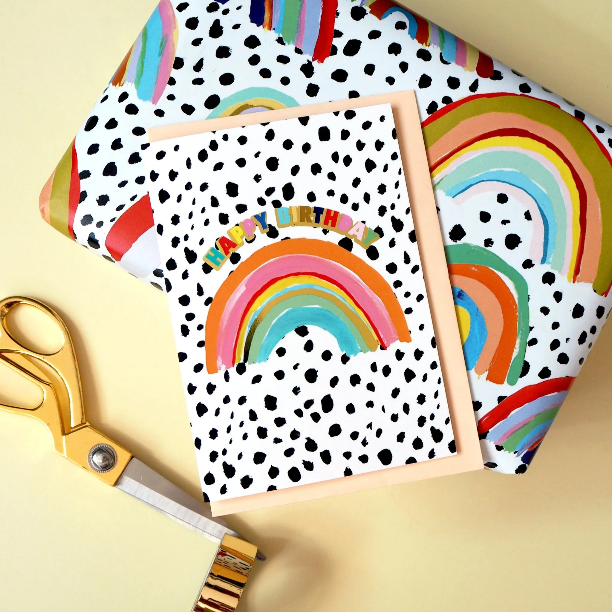 Happy Birthday Rainbow Card