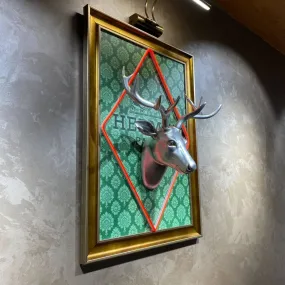 Hermes Deer Neon Art