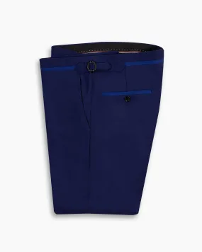 Ink Blue Contrast Trim Pant