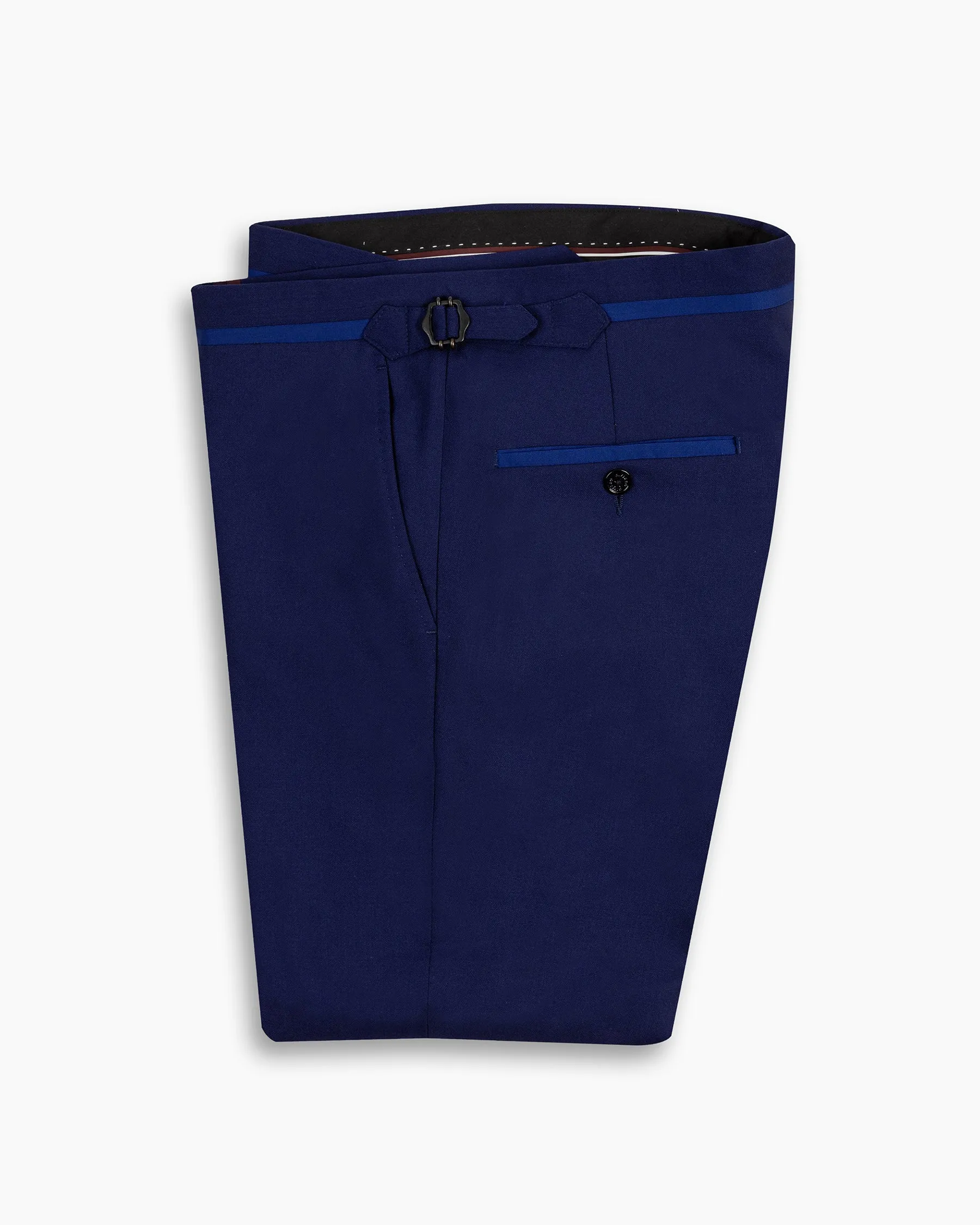 Ink Blue Contrast Trim Pant