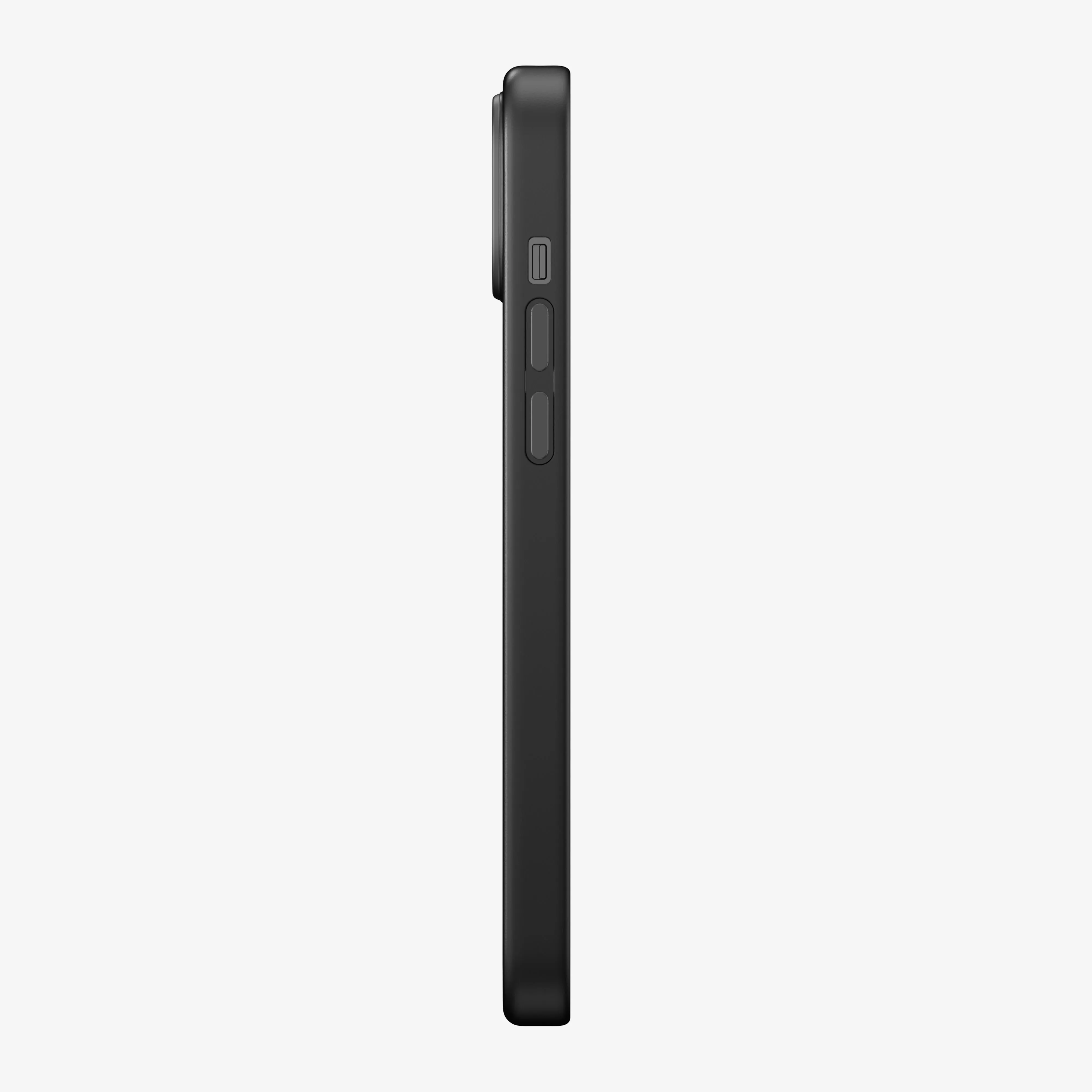 iPhone 15 Series Leather Phone Case TerraTact Series NAPA Leather - Midnight Black