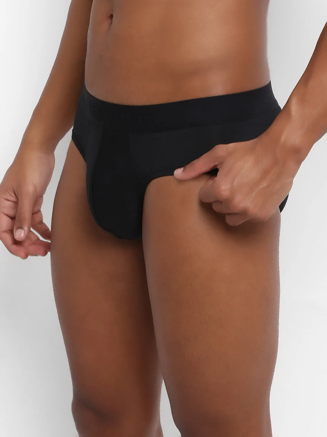 Men's Anti-Bacterial Micro Modal Brief in Solid Waistband (Pack of 1)