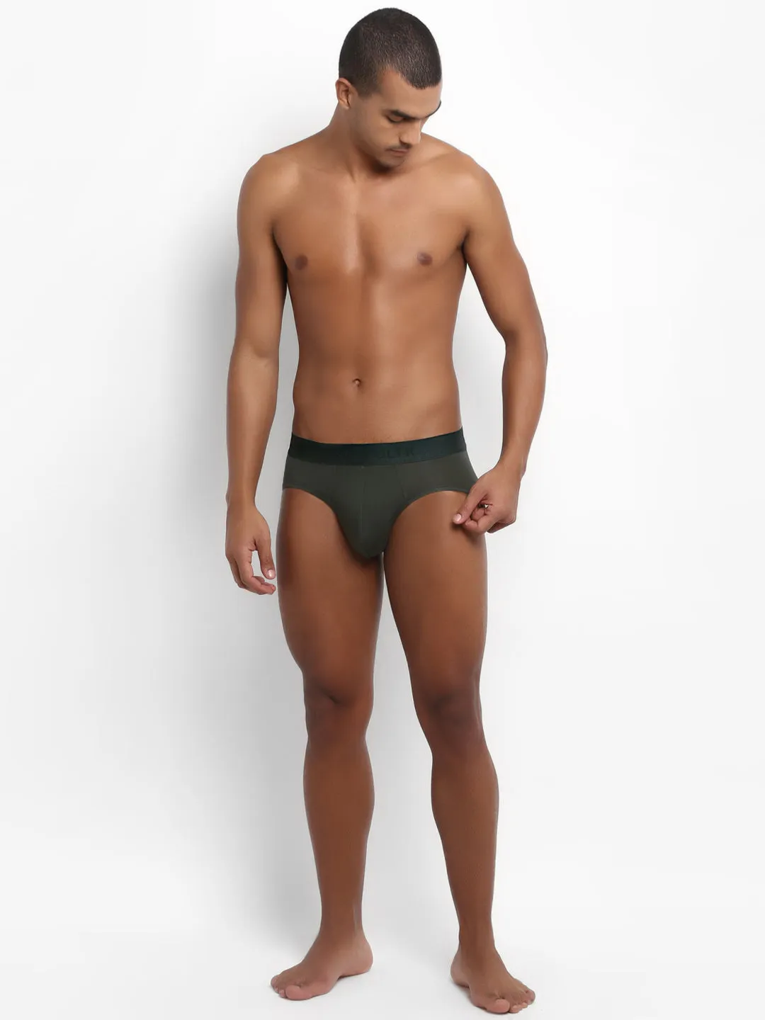 Men's Anti-Bacterial Micro Modal Brief in Solid Waistband (Pack of 1)