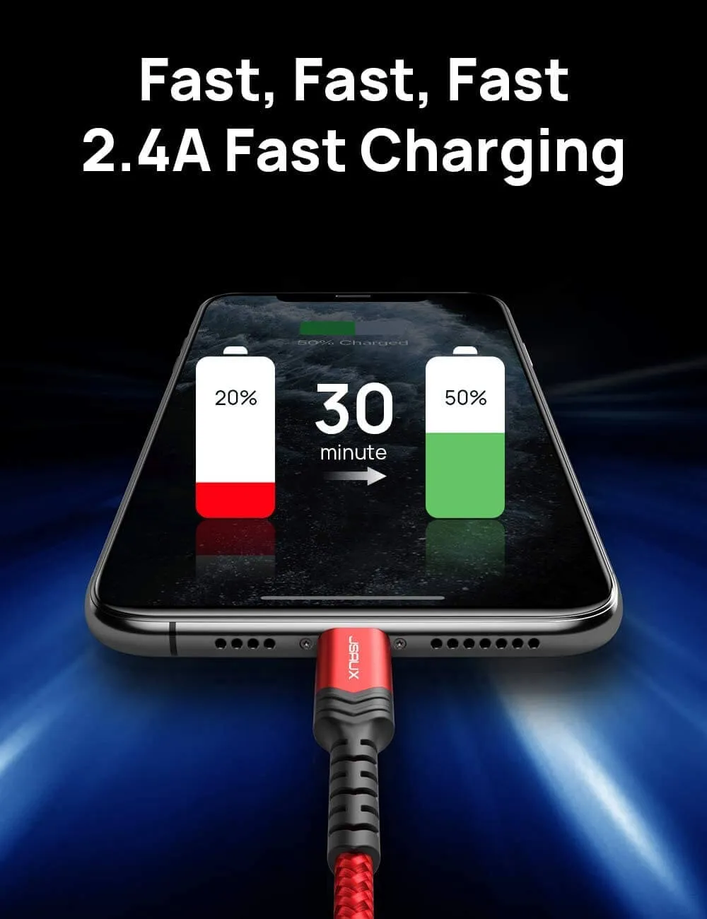 MFi USB-A to Lightning Cable