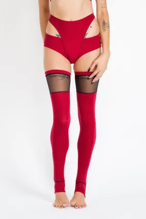 Natalija Legwarmers Cherry