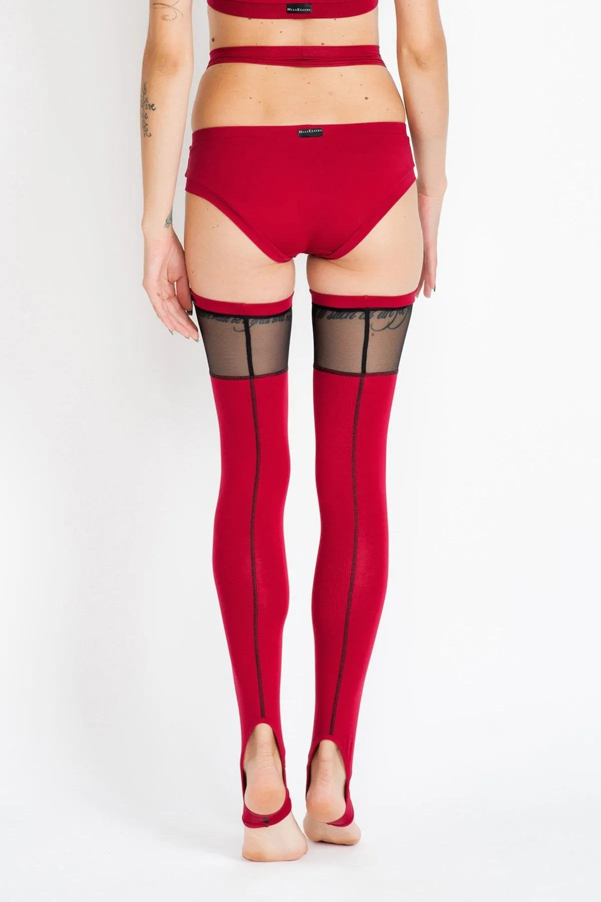 Natalija Legwarmers Cherry