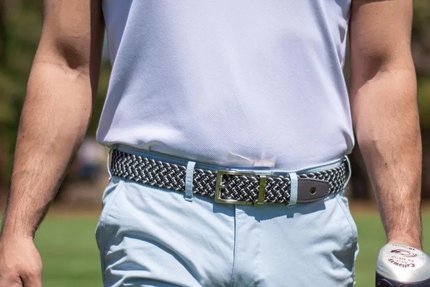 Nexbelt Braided Charcoal Golf Belt 1.38" [35mm]