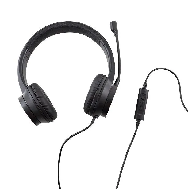 Noise-Cancelling USB-A Headset with Boom Microphone*