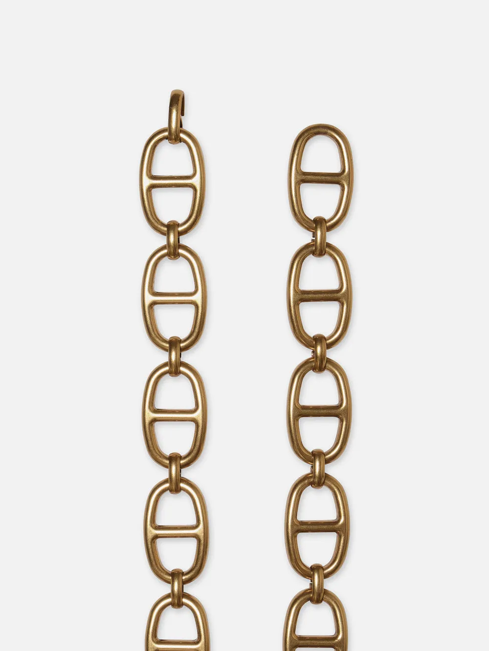 Open Link Chain Belt -- Gold