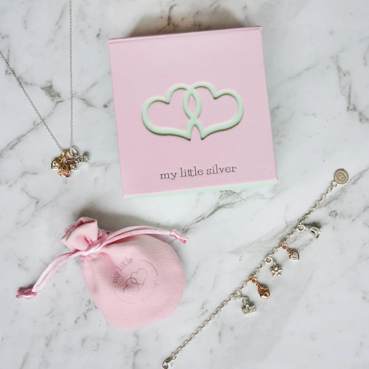 Pink High-Top Shoe Pendant - Sterling Silver