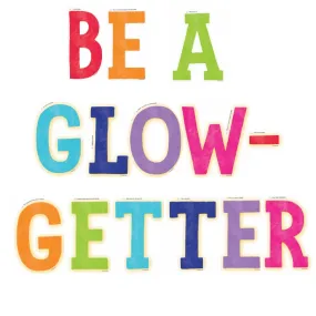 "Be a Glow-Getter" Inspirational Classroom Headline | Rainbow Classroom Decor |  Light Bulb Moments | UPRINT | Schoolgirl Style