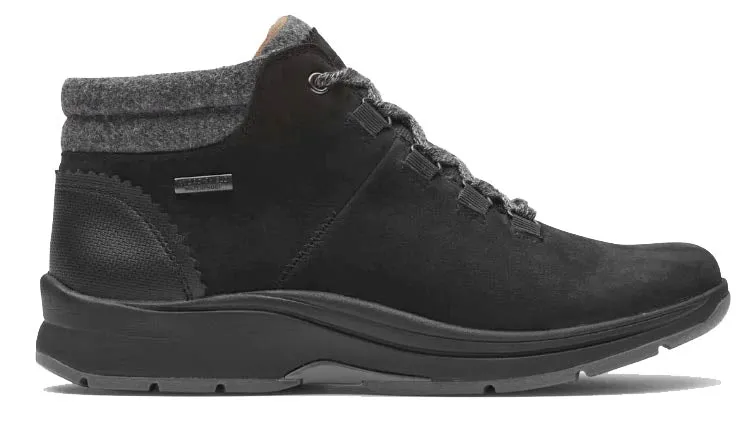 Rockport Pyper Bootie - Black Nubuck