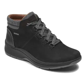 Rockport Pyper Bootie - Black Nubuck