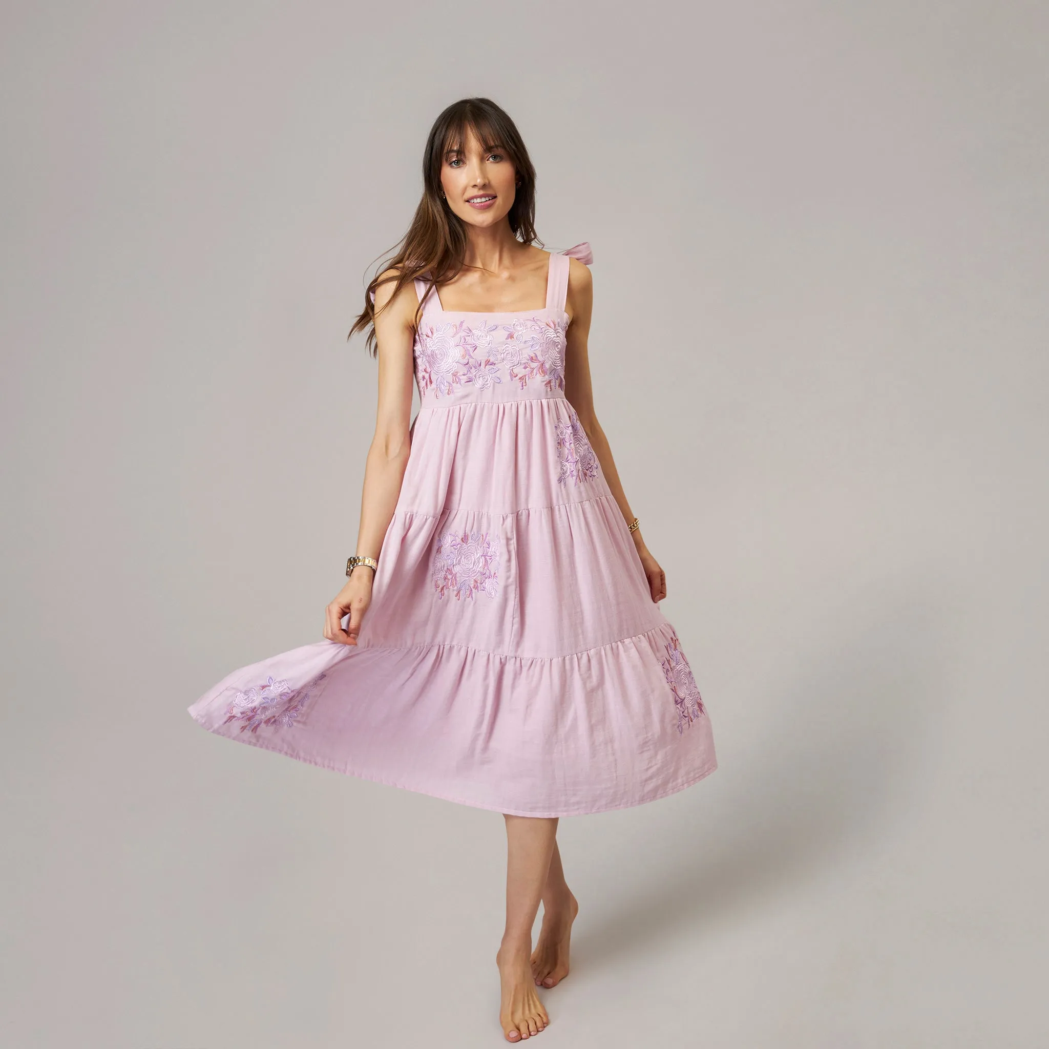 Shay Double Cotton Gauze Dress
