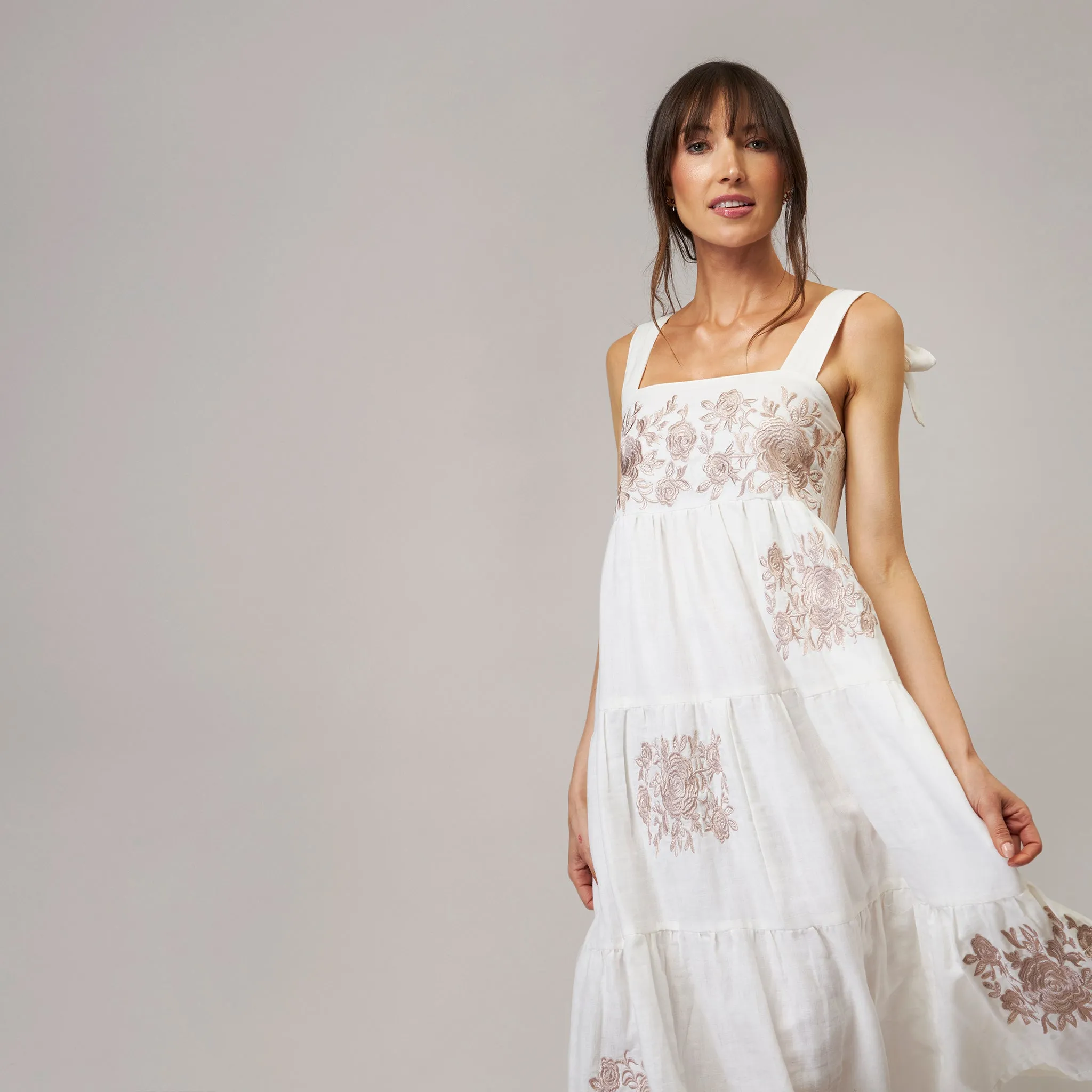 Shay Double Cotton Gauze Dress