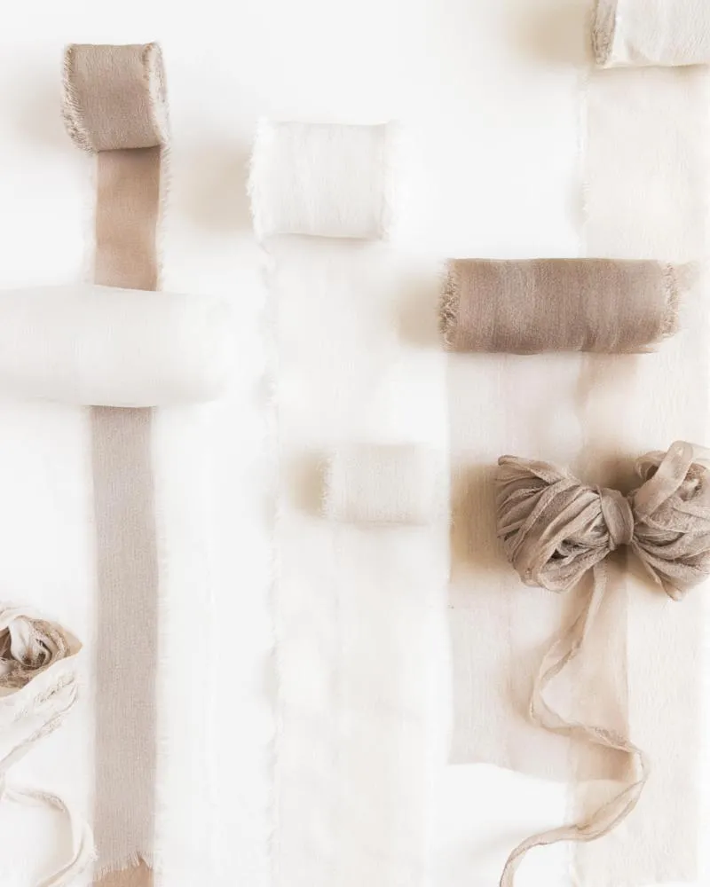 Silk Classic Ribbon in Fawn