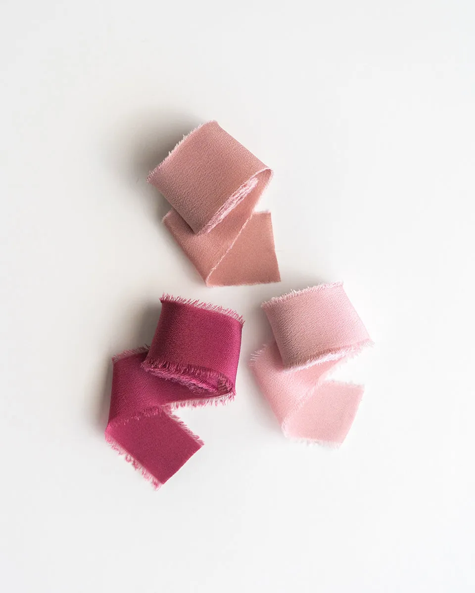 Silk Classic Ribbon in Rhubarb