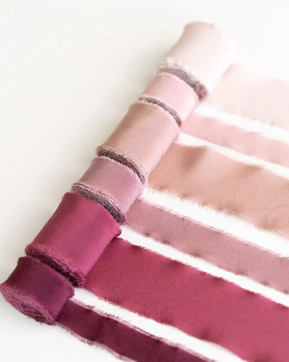 Silk Classic Ribbon in Rhubarb