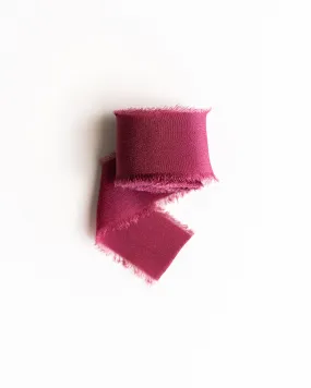 Silk Classic Ribbon in Rhubarb