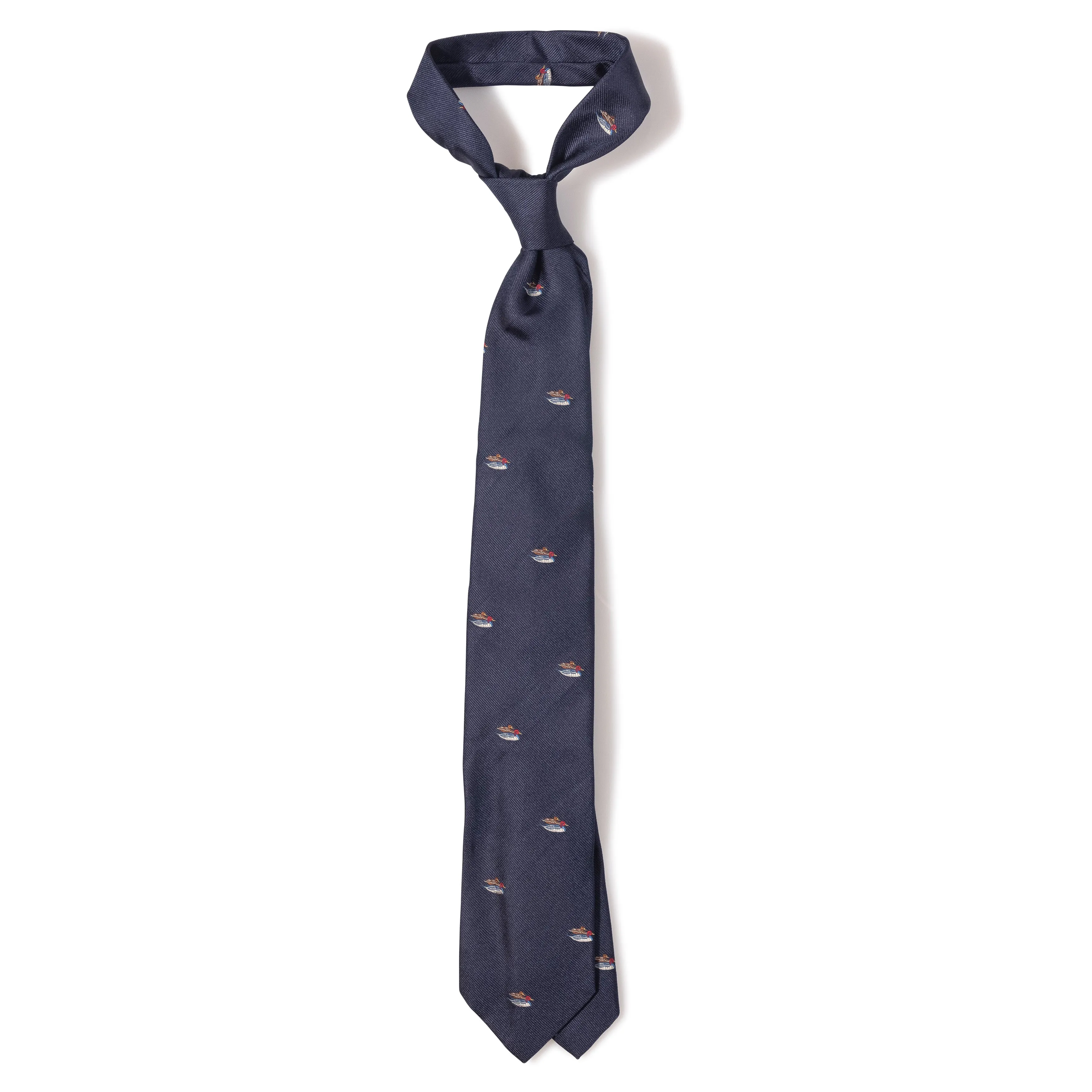 Silk Woven Duck Tipped Tie