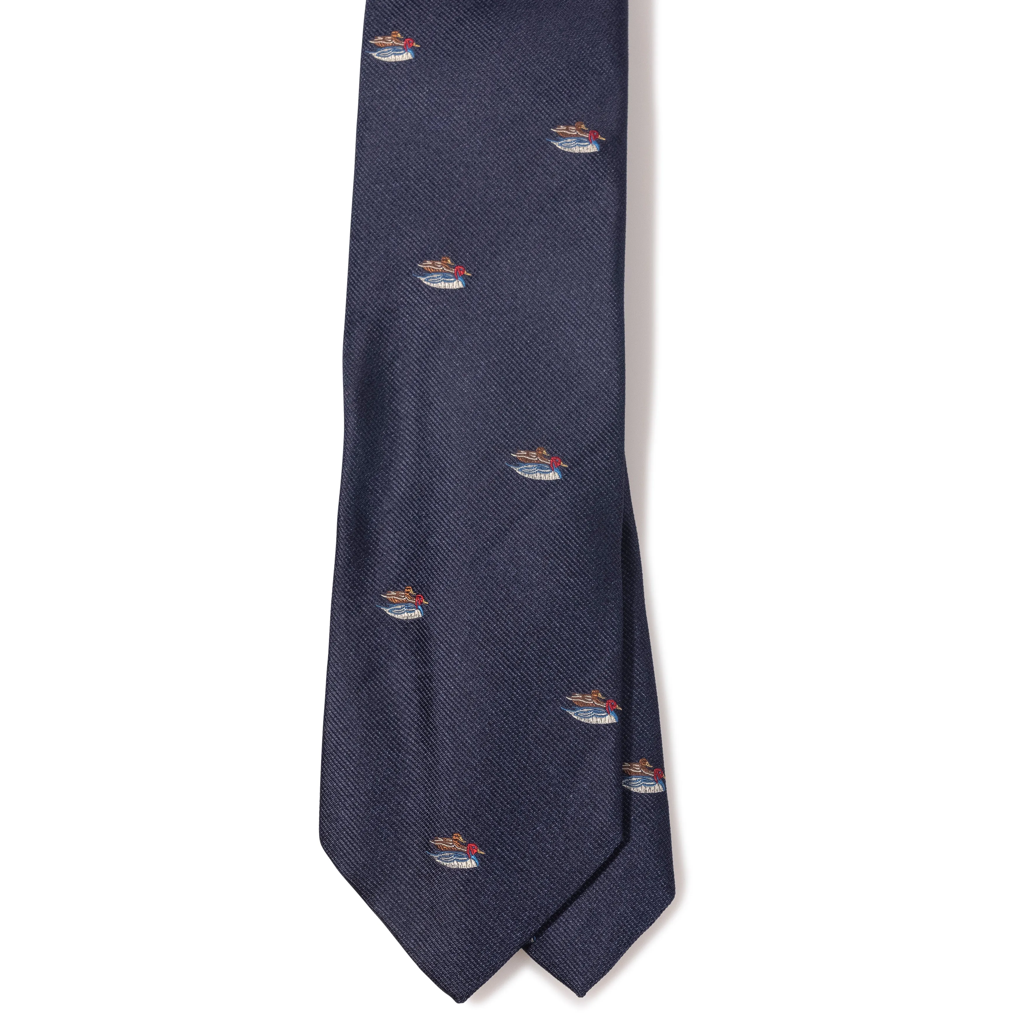 Silk Woven Duck Tipped Tie