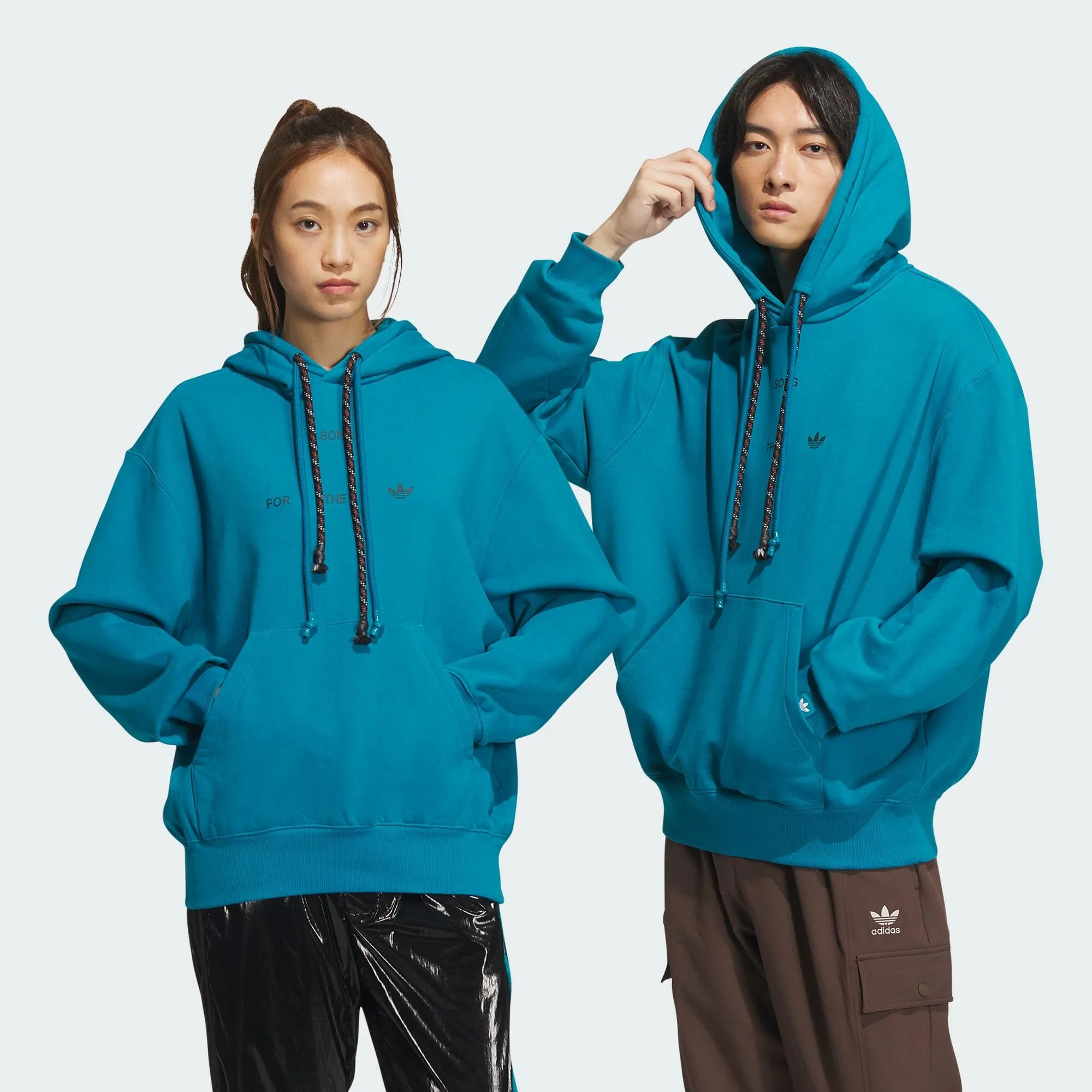 Song For The Mute x Winter Hoodie 'Active Teal'