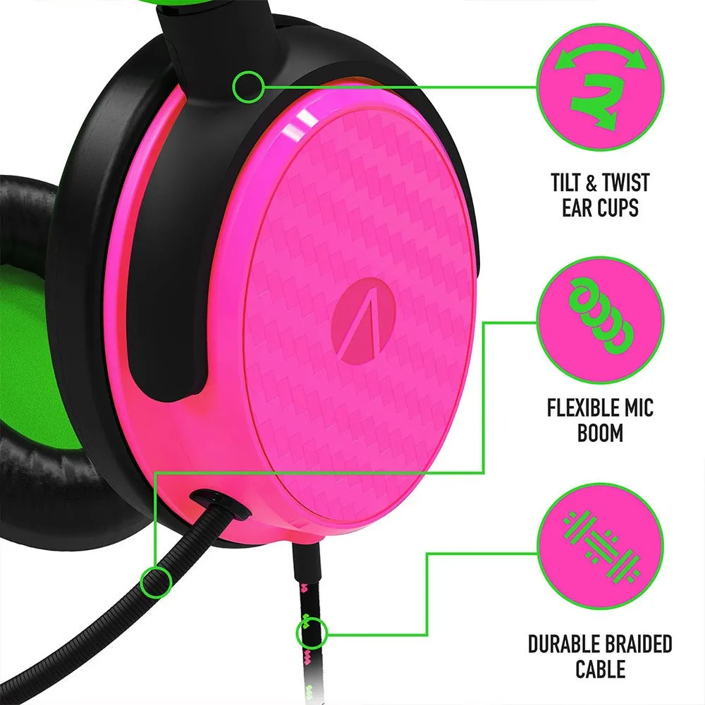 Stealth C6-100 - Neon Green & Pink