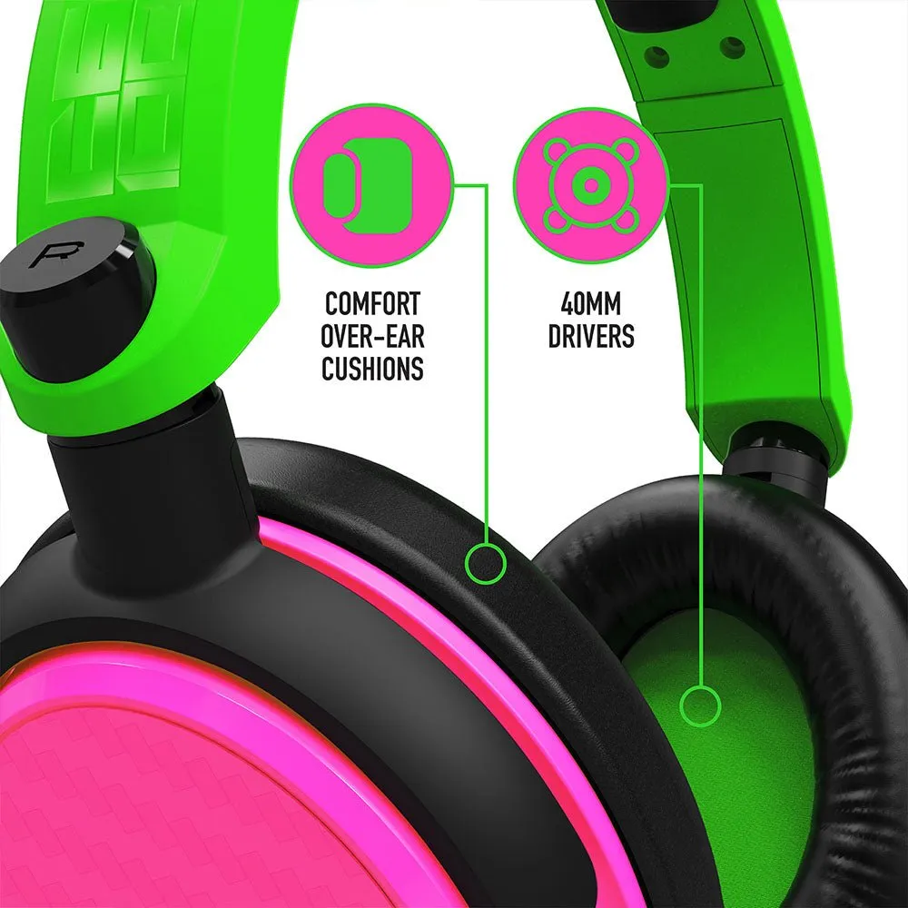 Stealth C6-100 - Neon Green & Pink