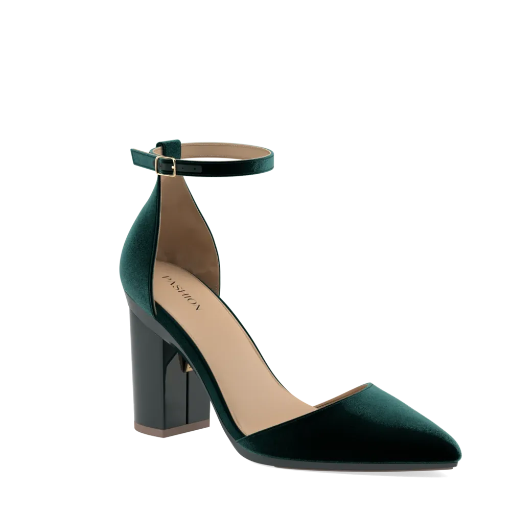 The D'Orsay - Forest Velvet 4 Block