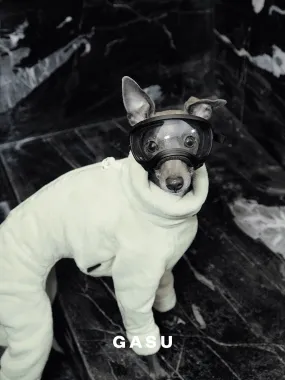 Ultra-Thick Antistatic Fleece Dog Jumpsuit