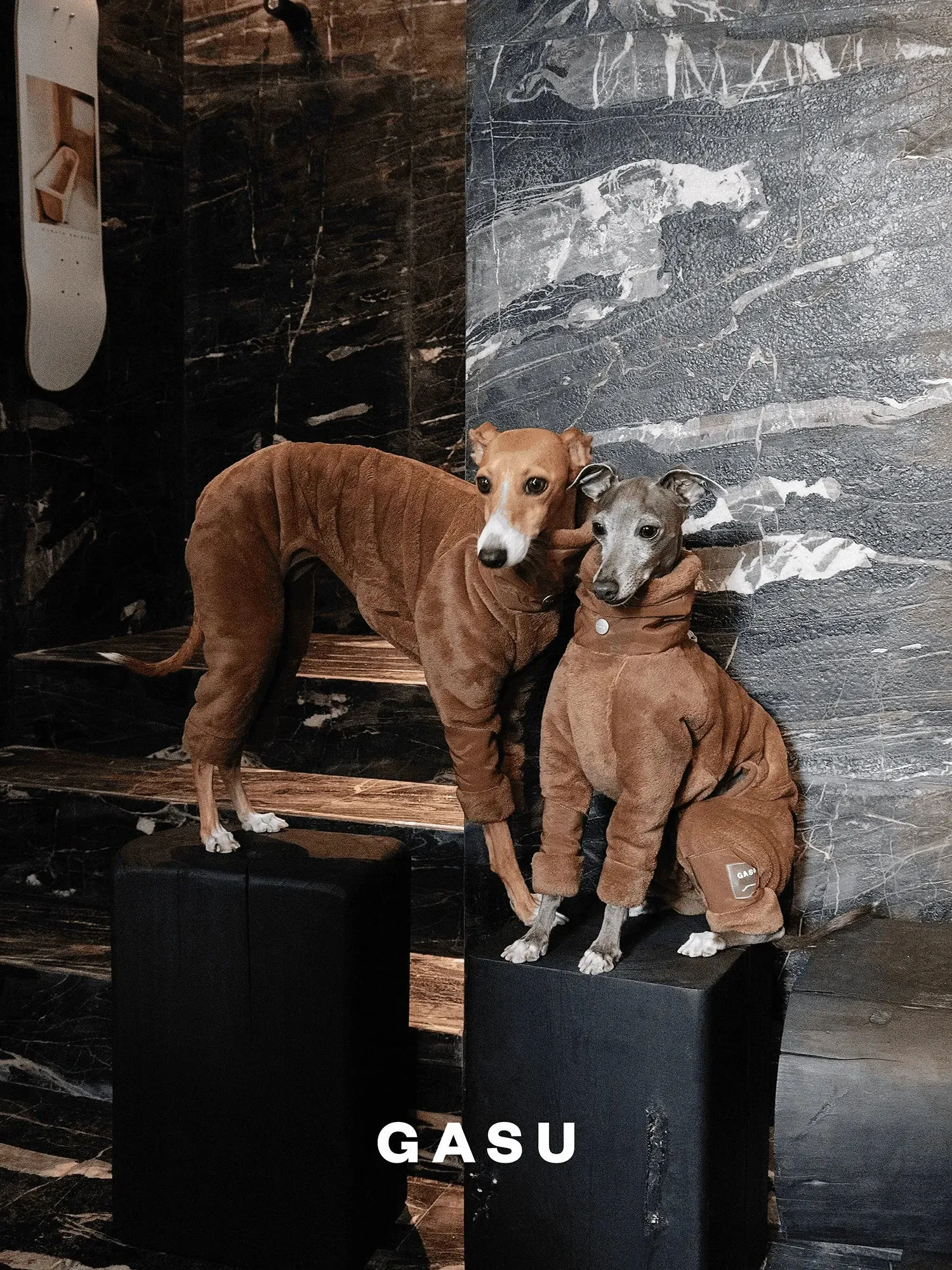 Ultra-Thick Antistatic Fleece Dog Jumpsuit