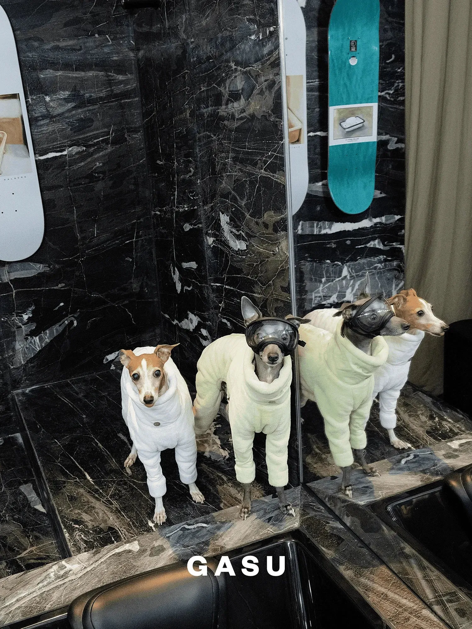 Ultra-Thick Antistatic Fleece Dog Jumpsuit