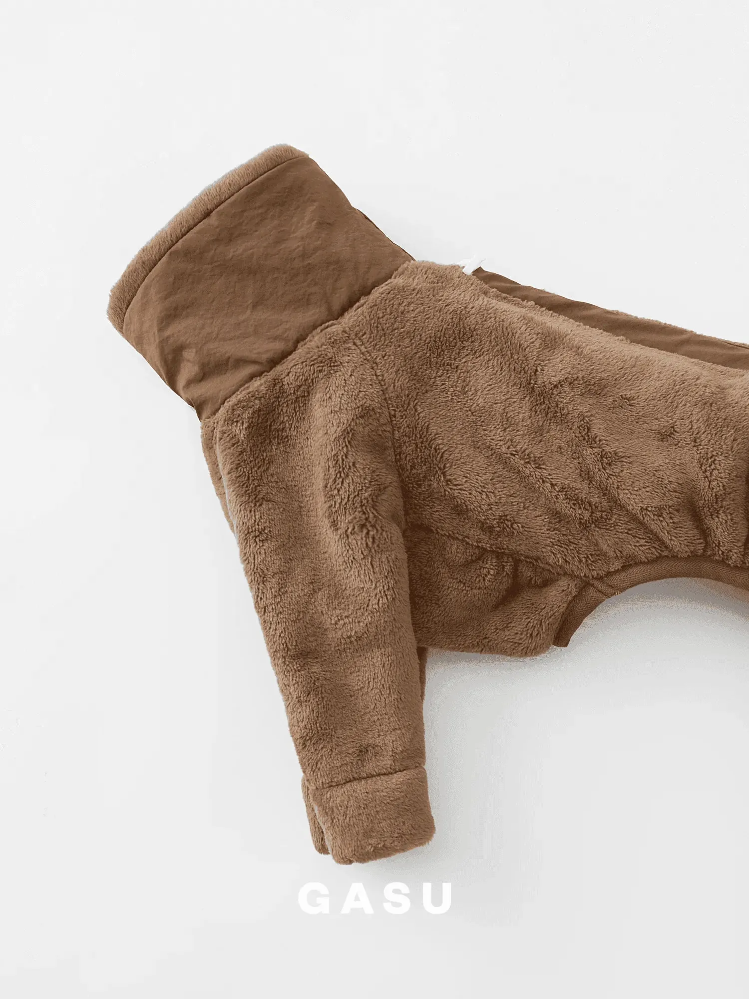 Ultra-Thick Antistatic Fleece Dog Jumpsuit