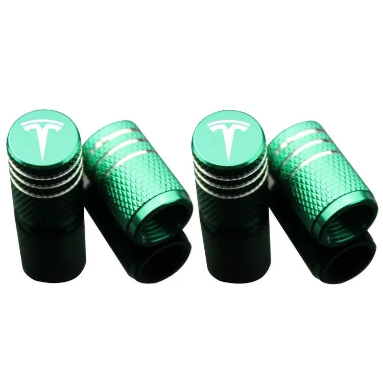 Valve Stem Caps 4 Pack Fit Suitable for Tesla 3/Y/S/X 2017-2023